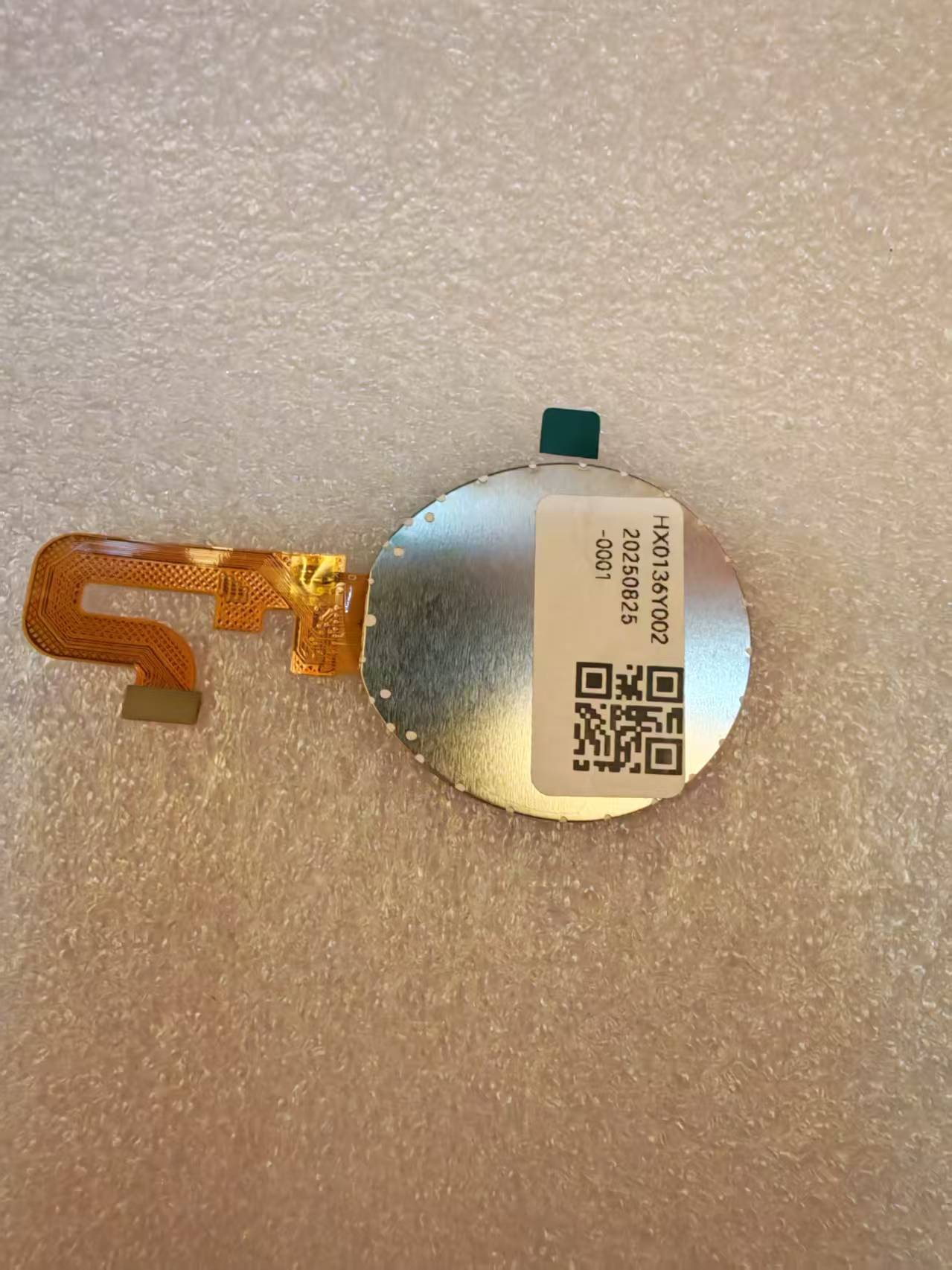 1.36 Inch Round TFT Display 360X360 Resolution QSPI Interface Driving IC GC9C01 400C/D brightness