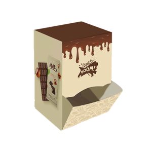 Quality Foil Stamping Custom Counter Display Boxes Units Cardboard Sandy Matte for sale