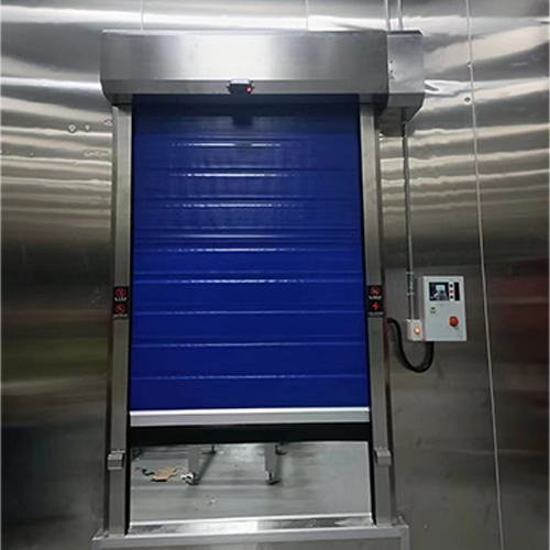 Insulated High-Speed Door With Multiple Activation Methods For Aults And Secure Storage Areas