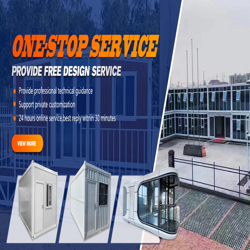Detachable Container Galvanized Steel Frame Prefab Casa for Mobile Housing or Office