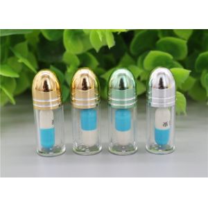 Buy cheap Golden Empty Capsule Shells PS Plastic 2g Clear Pill Bottles from wholesalers