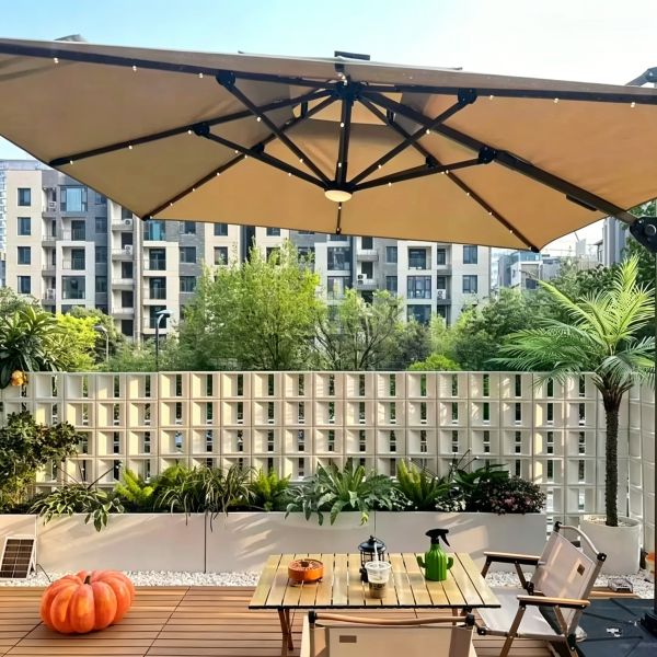 White Concrete Breeze Blocks with Diamond Pattern Decorative Cement Screen Bricks for Outdoor Courtyard Privacy Screen Wall