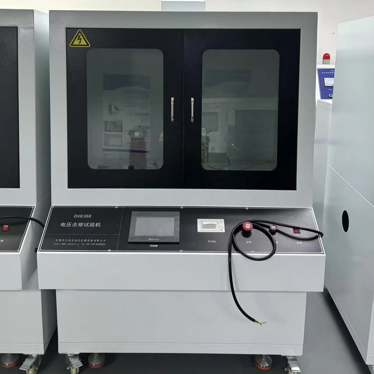 GB1408.1-2006 ASTM D149 Dielectric Breakdown Strength Tester Used For Rubber