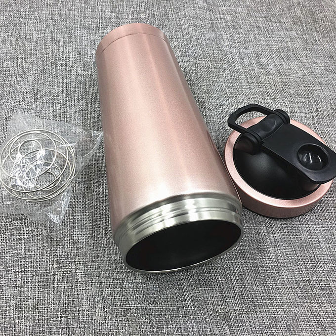 Shaker Bottle With Wire Whisk Protein Shaker Bottle For Protein Mixes Stainless Steel Large Metal Shaker Bottle 25oz 739ml