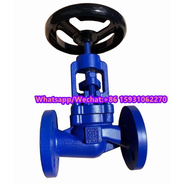 GG25/GGG50 flanged globe valve factory