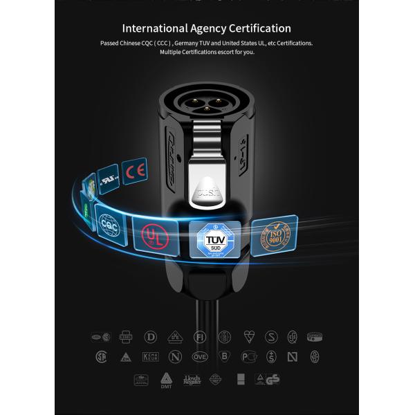 CNLINKO Electric Wire Connector M16 Male and Female 3 Pin Circular Waterproof Connector Led Light 10A 400V Plug Socket Connector