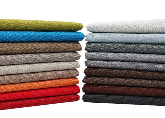 Fabric manufacturer cheap linen look fabric for home deco upholstery sofa linen fabric