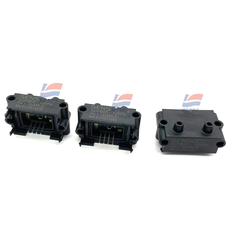 1% Pressure Sensor for HVAC YJJ SDP800-125pa Flow Principle Pipe Connection Package Dimensions 29 x 18 x 27.05mm3