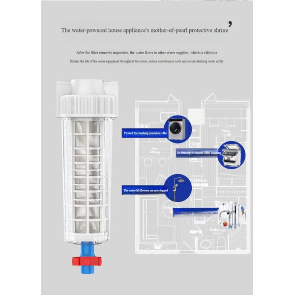 Tap Water Pipelines Sediment Water Filter 8 Ton for Households Commercial Outdoors