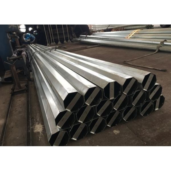 Galvanized Polygonal Steel Electric Power Pole