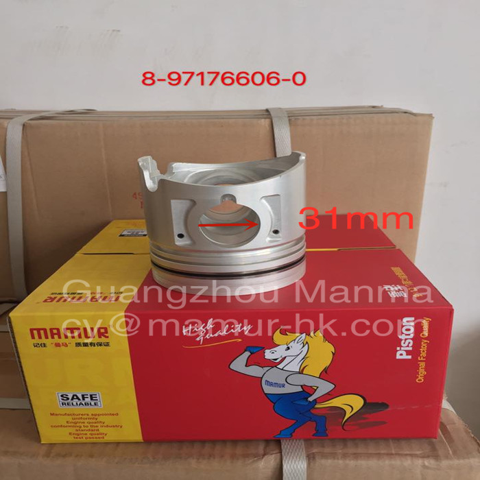 Quality 4JB1NA ISUZU Piston Truck Auto Part 8-97176606-0 for sale