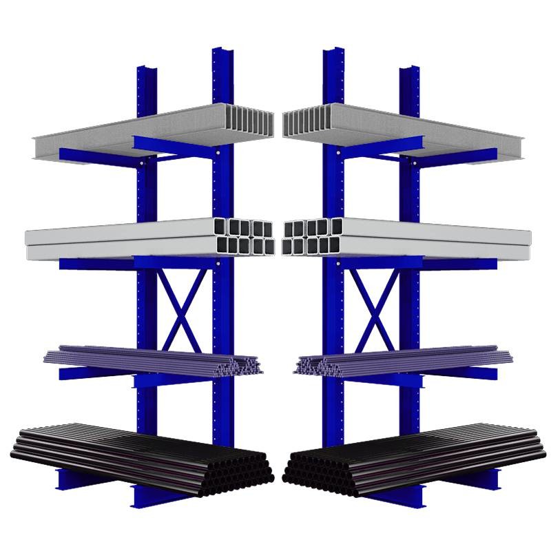 1500KG Cantilever Steel Rack ODM Heavy Duty Cantilever Shelving