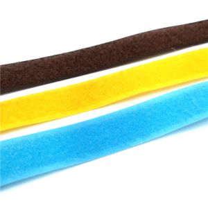 Customized nylon polyester self adhesive hook and loop strap