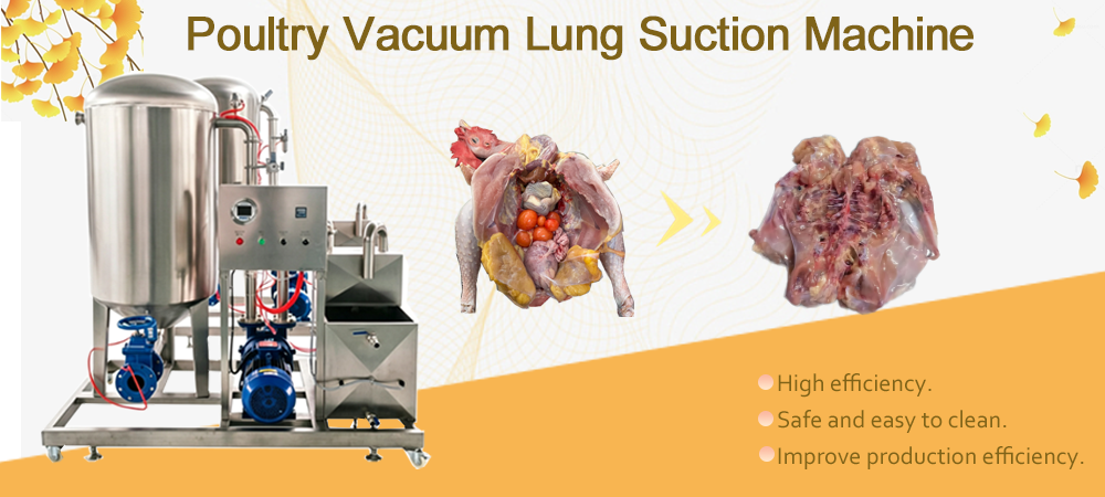 High Efficiency Chicken Lung Extractor Vacuum Poultry Lung Remover Suitable for Bird Quail Pigeon Fish Internal Organ Removal