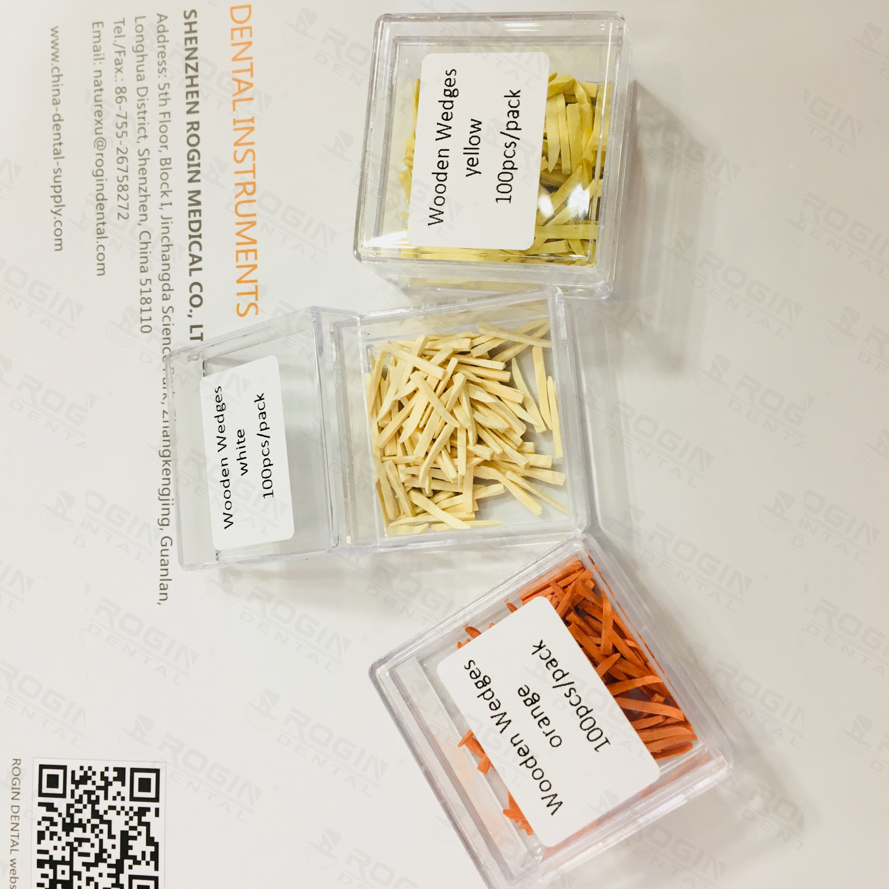 Disposable Materials Dental Matrix System Dental Kit Wooden Wedges For Teeth Repair