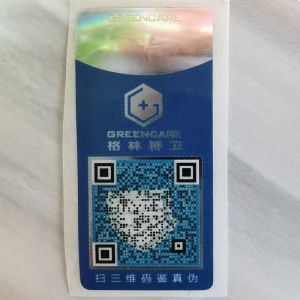 ODM Custom Security Stickers Holographic Anti Fake Sticker Security Code