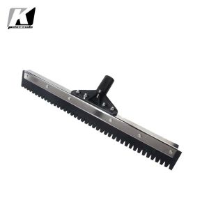 China Notched Squeegee Epoxy Paint Tools Silver Rustproof Aluminum Alloy on sale