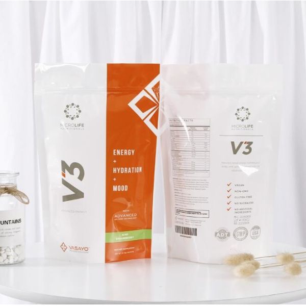 1kg Biodegradable Packaging Bags For Whey Protein Powder