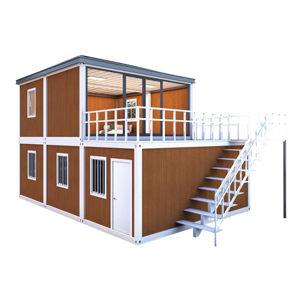 Steel Door 2 Storey Prefab Modular 3 4 Bedroom Container House