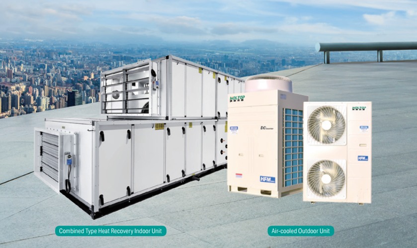 Holtop DC Inverter Air Conditioners DX Coil Air Handling Units