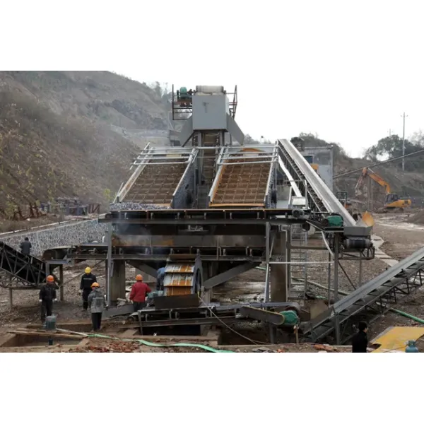 200 Mesh Aggregate Vibrating Screen 4 Deck Stone Vibrating Screen Machine