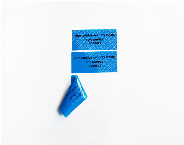 Non Transfer Void Open Label Custom Serial Number Tamper Evident Label For Envelope