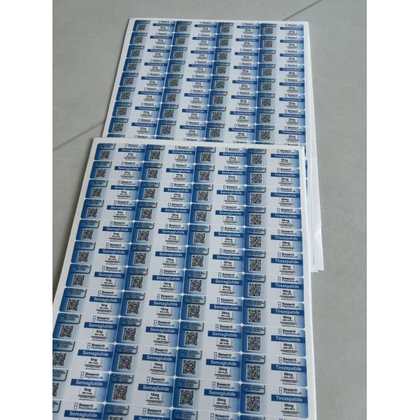 KPV 5MG Small Peptide Vial Labels