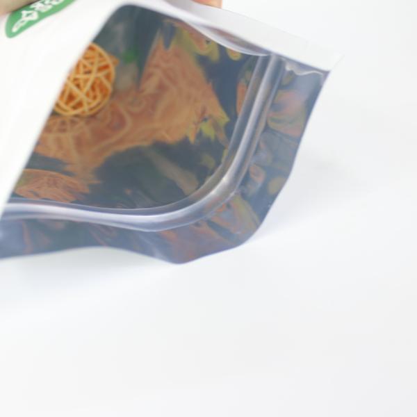 Frosted Surface 100g Packaging Bag Stand Up Pouches With Zipper For Beef Jerky