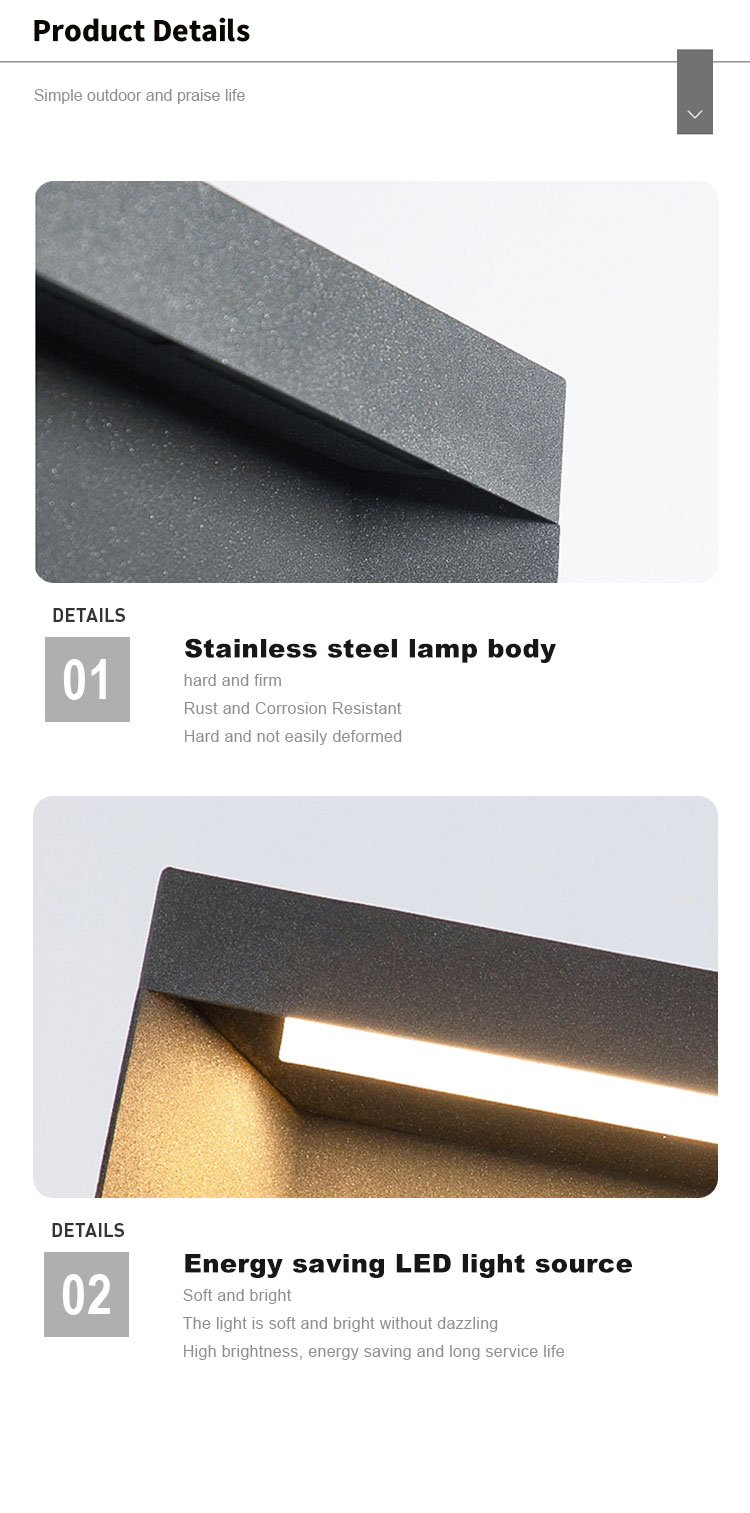 3000K Easy Install Stainless Steel Solar Pillar Light , Columns LED Outdoor Solar Lights