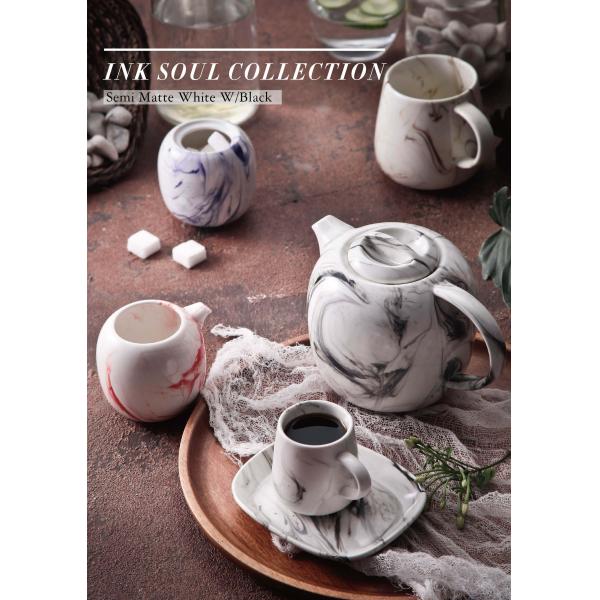 Mixed Color 120cc Espresso 15pcs Ceramic Pottery Tea Pot Set