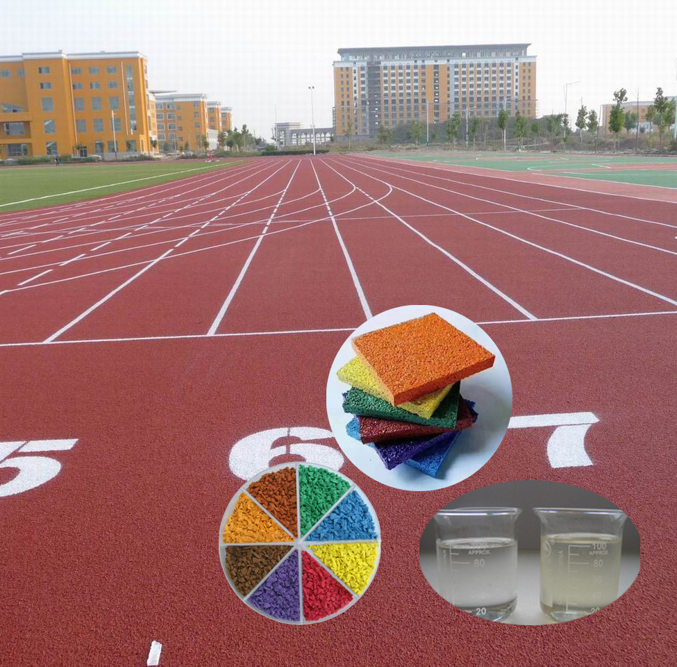 Quality Liquid PU Glue Durable Polyurethane Binder For Rubber Crumb for sale