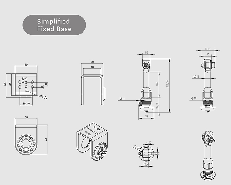 AGR Agriculture Drone Spare Parts New Type of Centrifugal Nozzle with Adjustable Angle CN12 Dual-Atomizing Centrifugal Nozzle
