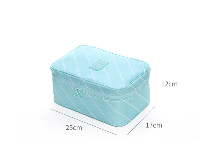 Women Travel Underwear Organizer / Makeup Bag With Different Compartments