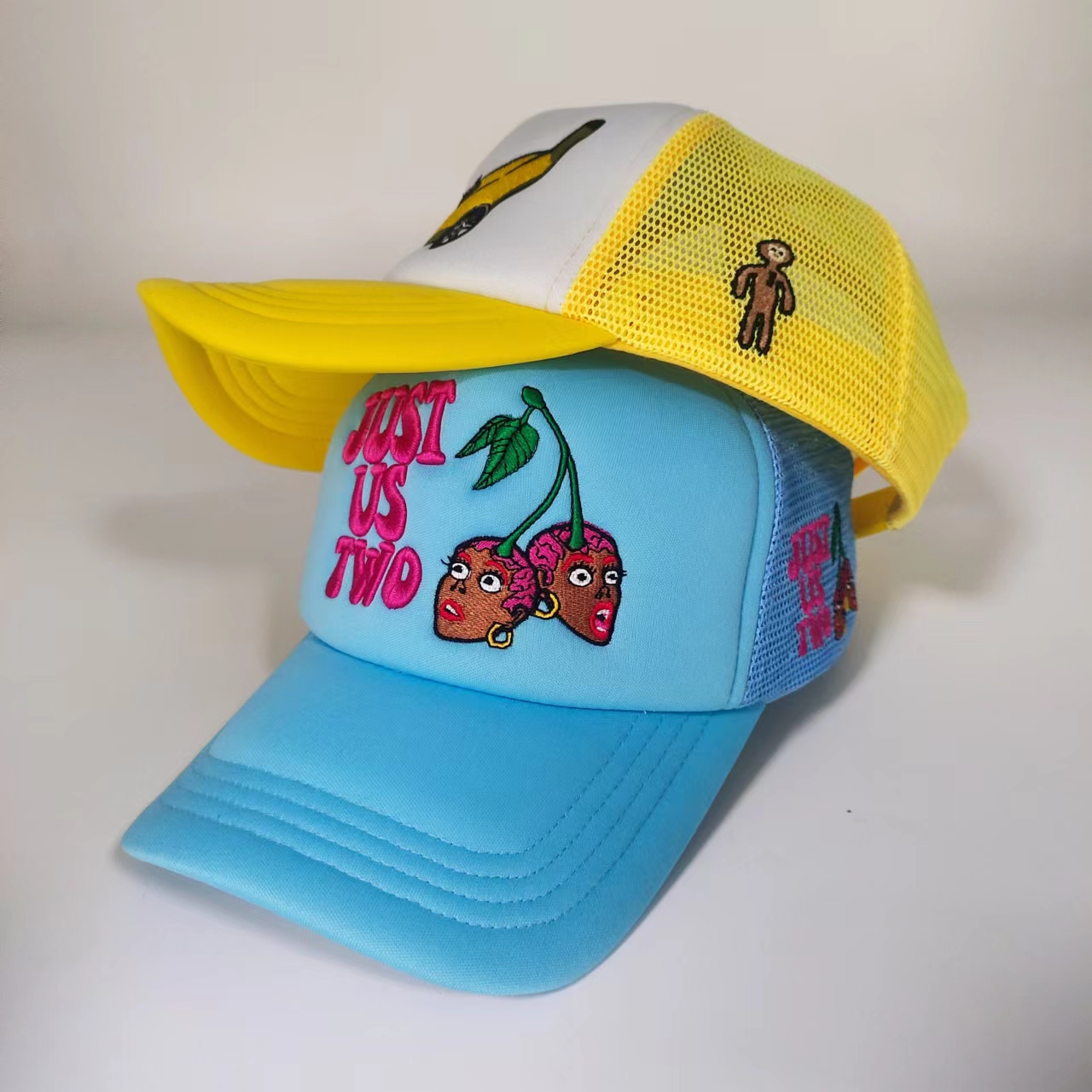 Ing 3D Embroidery Mesh Foam 5 Panel Trucker Cap Embroidered Snapback Gorras