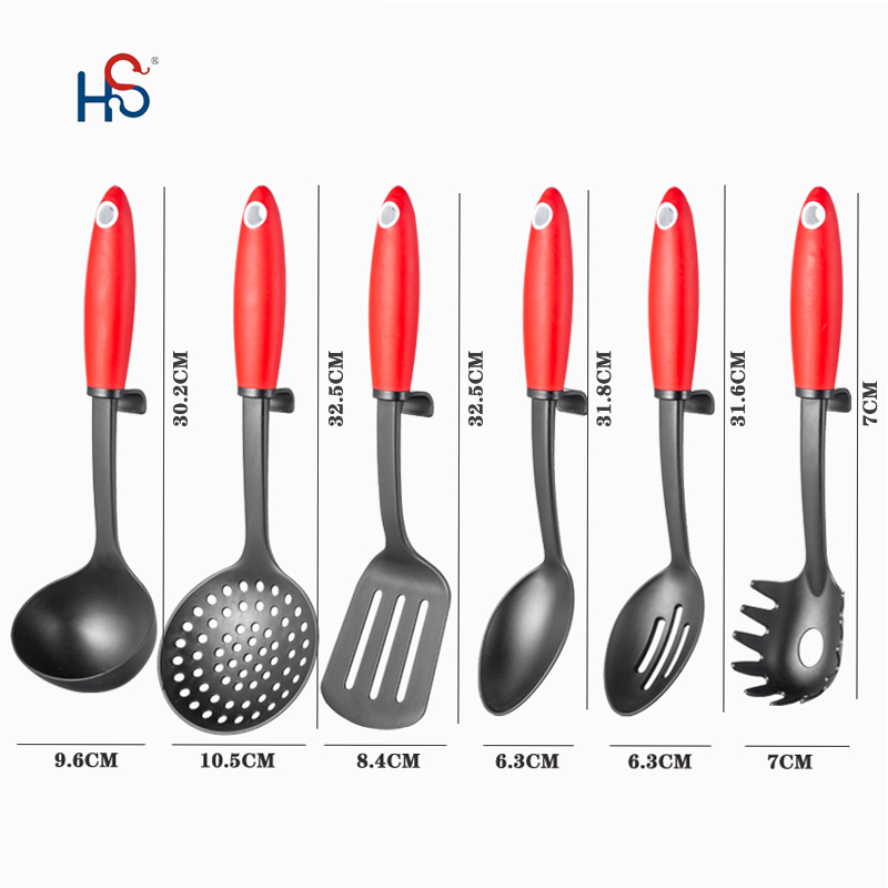 Kitchen Utensils Set Heat Resistant Nylon Cooking Spoons Turner Skimmer Pasta Server