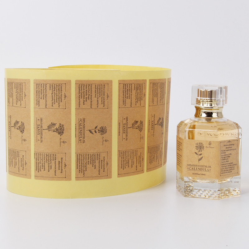 Custom Matte Paper Bottle Labels Packaging Labels For Beauty And Skincare