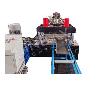Galvanized Steel Panel Pallet Rack Roll Forming Machine 0.8mm Step Beam