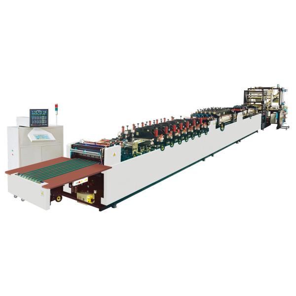 Zipper Side Sealing Bag Making Machine 110 Pcs Per Min With Touch Screen