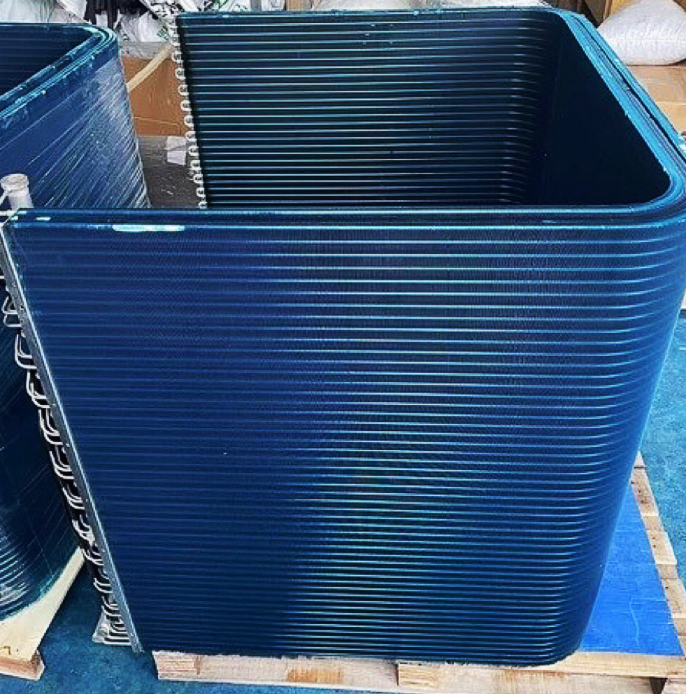 Fin Width 34.5 mm Micro Channel Condenser Corrosion-resistant Aluminum Alloy Drainage Type Fin