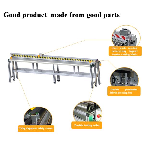 Drapery Blind Fabric Cutting Machine Manual Roller Blind Fabric Roll