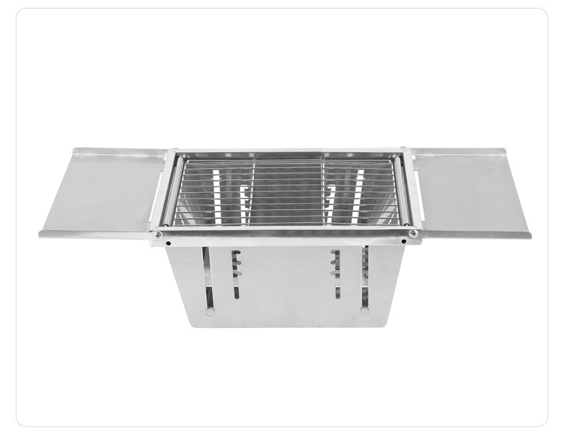 Stainless Steel Portable Home Stall Carbon Burning Stove Outdoor Camping Folding BBQ