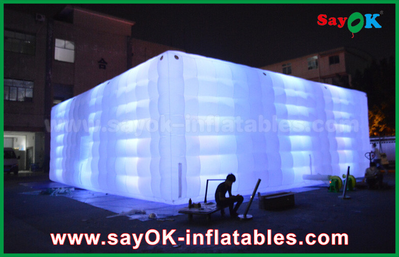 Kampa Air Tent Giant White 210 D Oxford Inflatable Air Tent With LED Lighting For Party