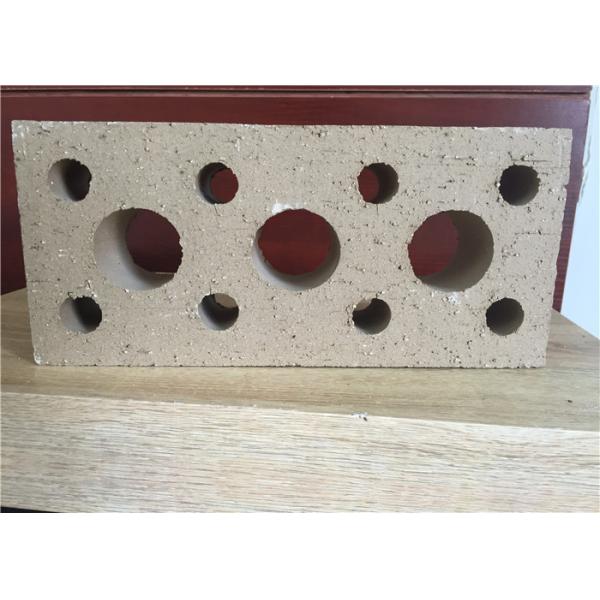 Low Water Absorption Hollow Clay Brick , Hollow Building Blocks For Walls