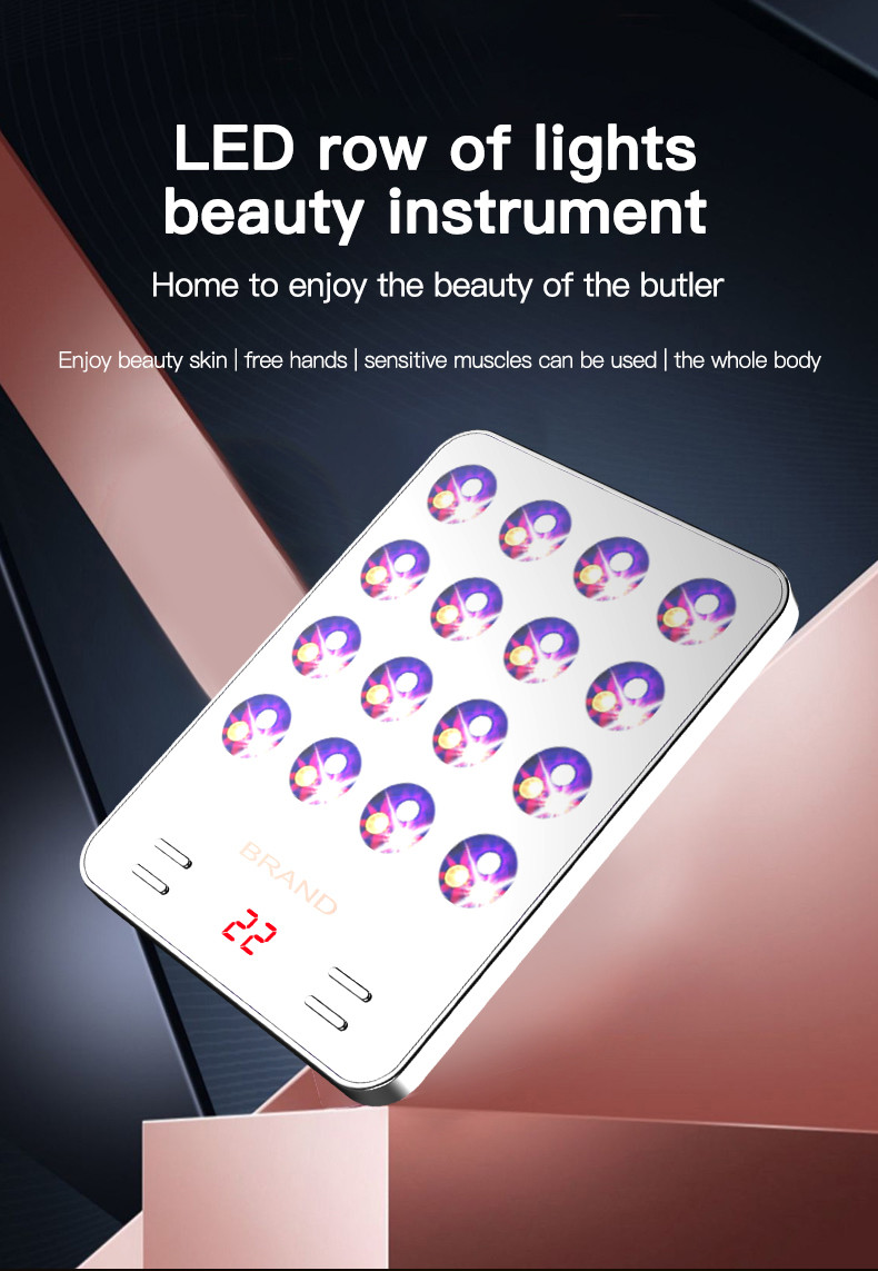Handheld Infrared Red Therapy Facial Care Skin Whitening LED Light Device