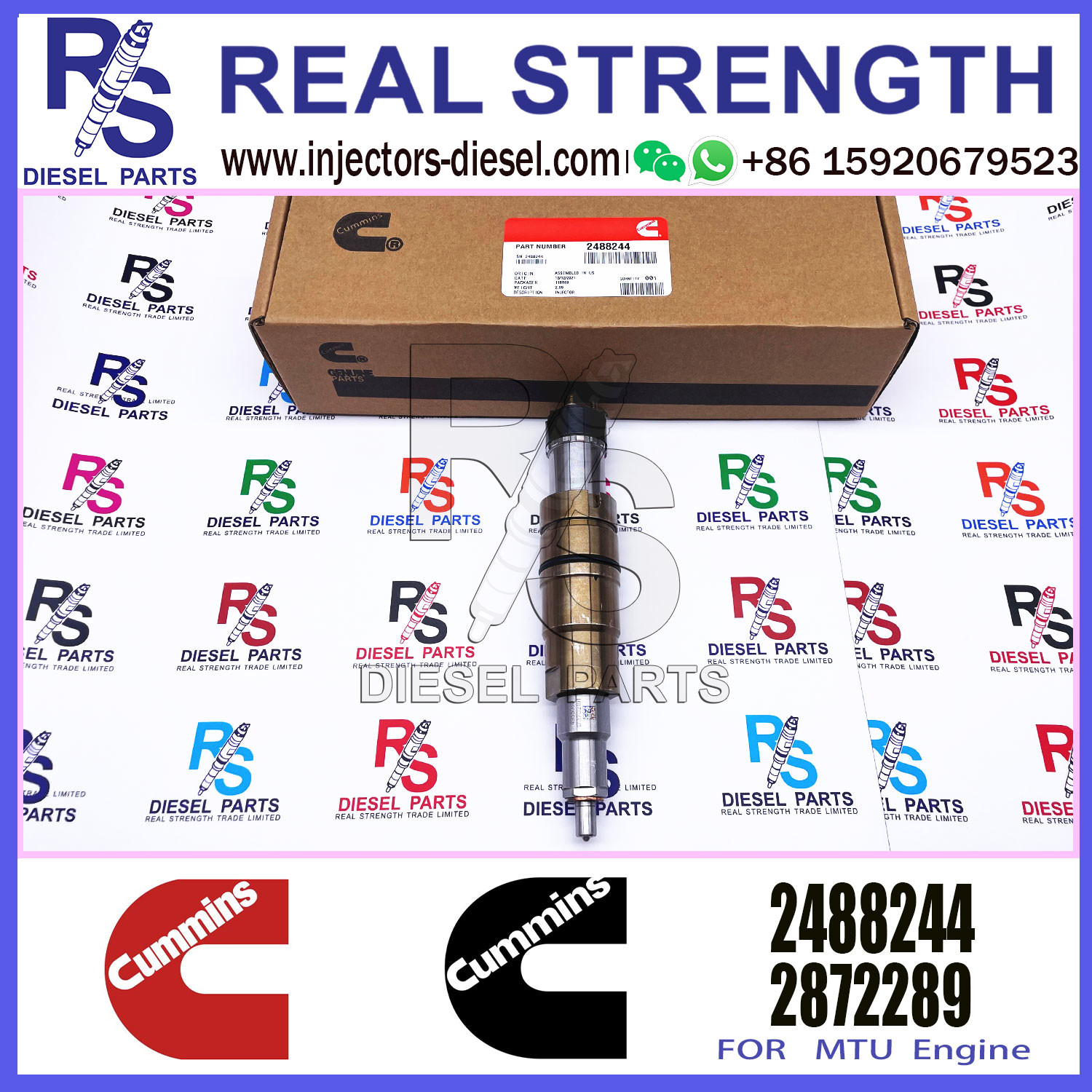 2057401 Diesel Engine RDC13A DC16A XPI Fuel Injector 2232307 574423 2057401 2086663 2488244