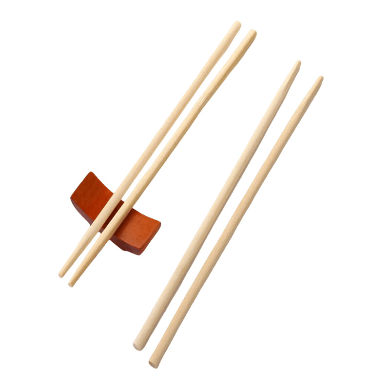 Convenient and Eco-Friendly Disposable Bamboo Round Chopsticks for Household/Restaurant/Hotel Custom Logo