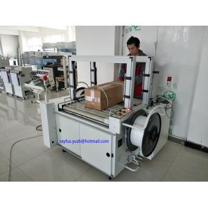 Automatic Double Channel Carton Box Packing Strapping Machine Easy Operation
