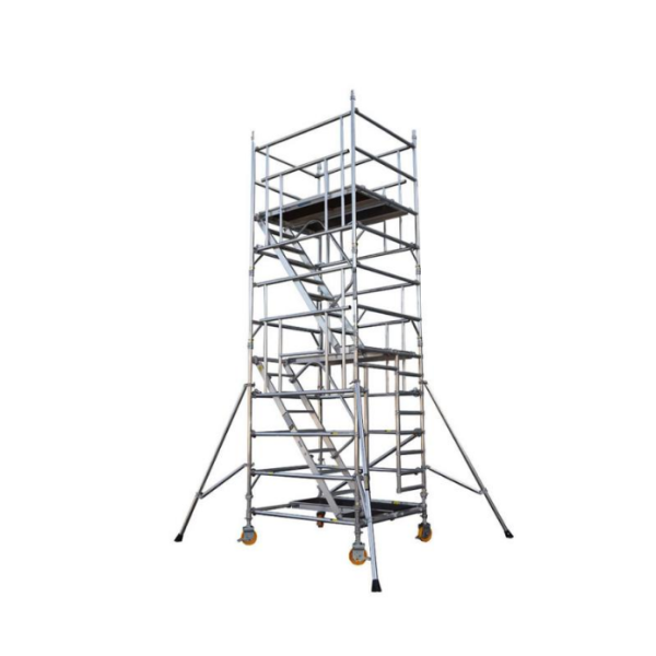 Customized Aluminium Mobile Scaffolding Tower Prefabricated Scaffolding Tower With Wheels