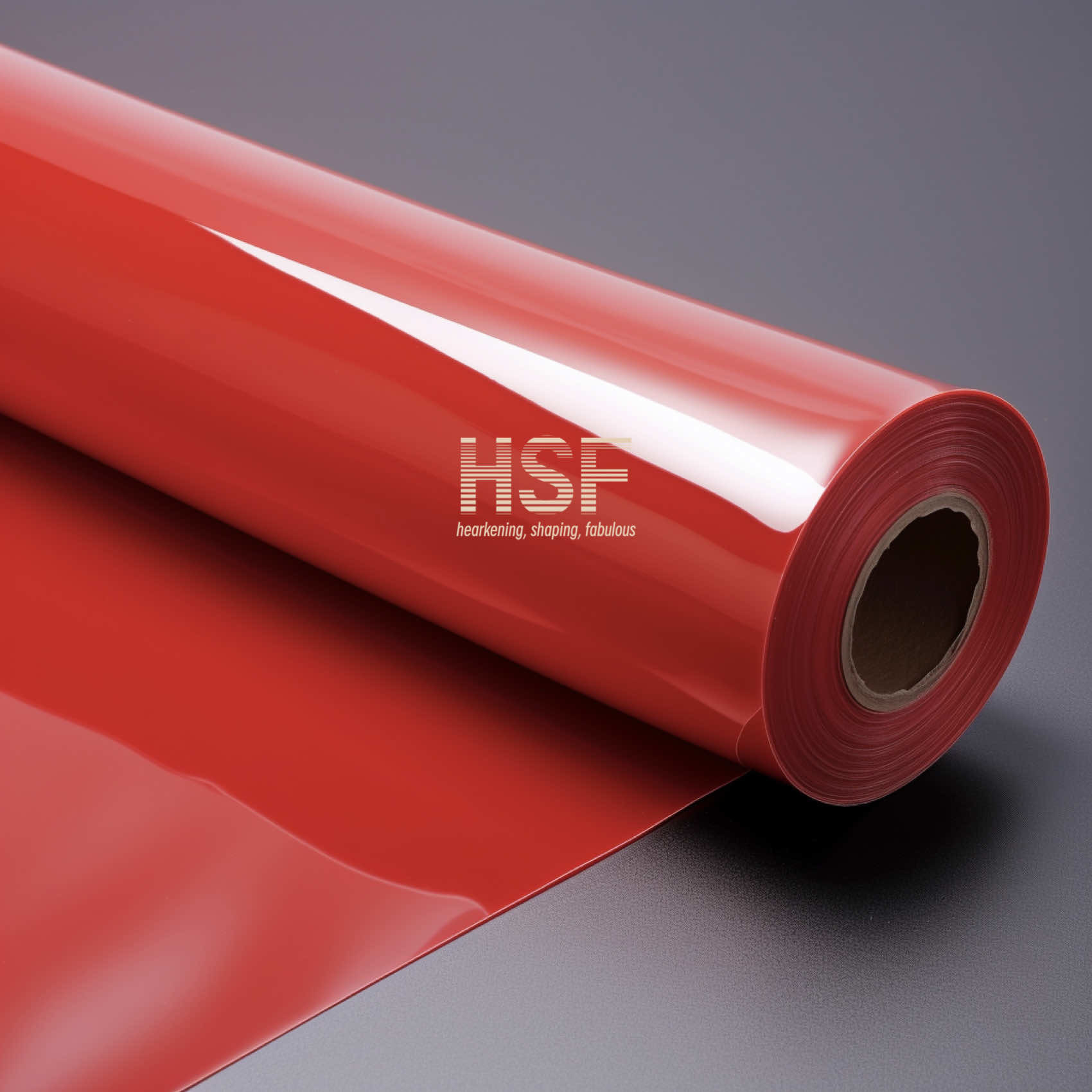 40 μm Opaque red high density polyethylene single side release film for food, medical can industrial packaging
