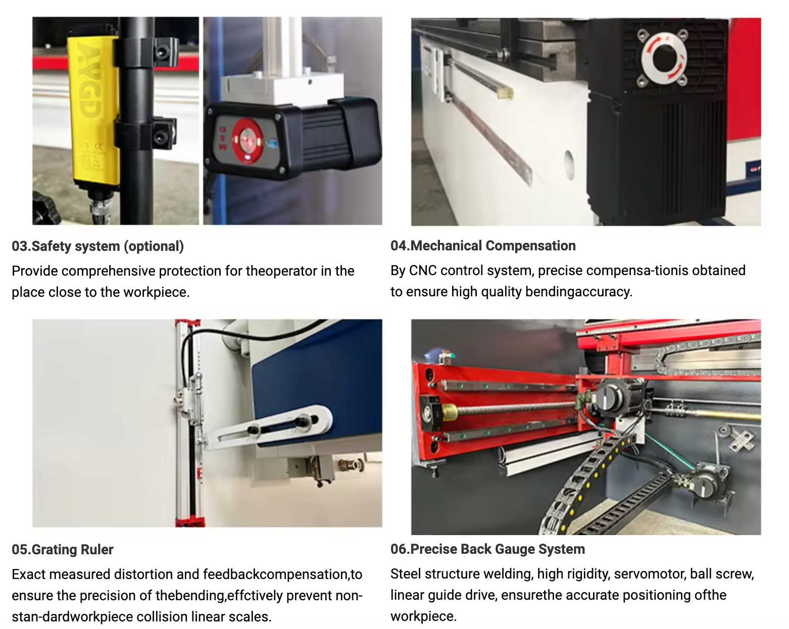 Automatic CNC Hydraulic Bending Machine High Accuracy Fast Speed for Metal Processing